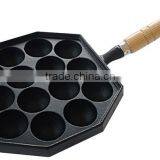 Cast Iron Octopus Ball Cooking Pan Takoyaki Grill Pan Takoyaki Maker Japanese Food thumbnail-1