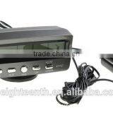 High End 2016 New 12V Car Voltage Monitor Battery Alarm Clock Display Temperature Thermometer thumbnail-3