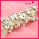 Bridal Crystal Rhinestone Cup Chain Clear Trim WRC-135 thumbnail-3
