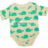 High Quality 100% Organic Cotton Baby Bodysuits and Comfortable Baby Rompers With Short Sleeves Different Color Baby Bodysuits thumbnail-1