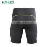 Athletic Sport Gym Tight Elastic Running Spandex Nylon Compression Mens Yoga Shorts thumbnail-2