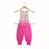 Newborn Baby Clothing Wholesale China Baby Lace Floral Romper Long Pants thumbnail-3