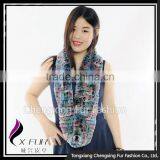 CX-S-125E Many Colours Fashion Real Rex Rabbit Fur Ladies Winter Scarf thumbnail-6