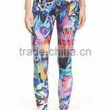 Custom Design Women Yoga High Waist Sport Leggings Digital Print Fitness Pants thumbnail-3