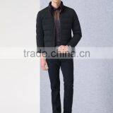 Men Stand Collar Fashion Slim Lightweight Warm Quilting Padded Jacket thumbnail-2