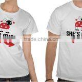 Printed on Front for Couple t Shirt From Nanchang City thumbnail-1