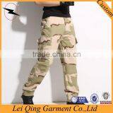 Mens Top Quality Pockets Camouflage Knee Zipper Pants thumbnail-3
