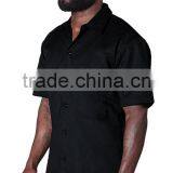 Occupational Workwear Polyester Cotton Men's Long Sleeve Working Uniforms Shirt for Food Industry thumbnail-2