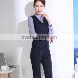 2016 Ladies Long Sleeve Blazer and Skirt Set, Women Business Suits thumbnail-6