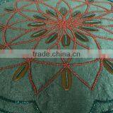 Green Pillow Mandala Pillows Green Gold Pillow Beaded Green Pillow Green Gold Pillow thumbnail-4