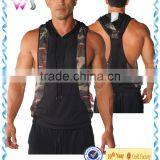 Hot Sale Sports Men's Body Building Hoodie Wear Custom Gym Singlets thumbnail-1