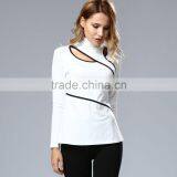 New Fashion Woman Style Lace Blouse Long Sleeve Office Wear Blouse Ladies 2017 thumbnail-1