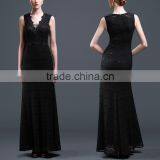 V Neck Split Dresses Women Sexy Lace Long Maxi Designer One Piece Party Dress for Evening thumbnail-3