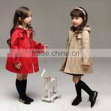 New Design Girls Coat 100% Cotton British Style Long Sleeve Keep Warm thumbnail-6
