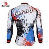 BEROY Fitness Cycling Biking Long Jersey, China Manufacturer Bicycle Jacket Tops thumbnail-2