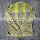 Green Men's Custom Two Tone Shiny Cotton Shirts thumbnail-1