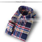 2015 New Brand Autumn Flannel Mens Plaid Warm Fashion Shirt thumbnail-1