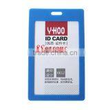 Blue Vertical Polyvinylchlorid ID Cards Badges Holders 10.9cm X6.7cm thumbnail-1