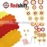 Children Crafts Girl Craft Create Your Flower Curtain thumbnail-1