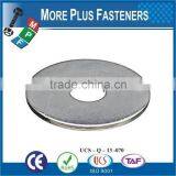 Made in Taiwan Low Carbon Zinc Finish Steel Extra Thick Silicon Bronze Stainless Sleet Thick Fender Washer thumbnail-2