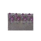 Trimming Lace With Glitter