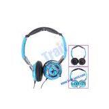 Fashionable and High Quality Hippest Lowrider DJ Headphones With Mic (Baby Blue) thumbnail-1