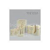 7 Piece Top - Grade Porcelain Porcelain Bathroom Accessories Set thumbnail-1