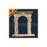 Custom Beige Marble Stone Door Surrounds For Natural Grand Building thumbnail-1