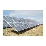 Pole / Roof / Fixed Solar Panel Mounting Brackets , Ground Mounting Systems
