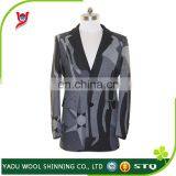 Fashion Wholesale Suits / Cheap Mens Printed Custom Suits / Slim Fit Blazers for Men
