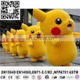 2016 China Factory Directly Sell Inflatable Pikachu Mascot Costume Walking Costume thumbnail-2