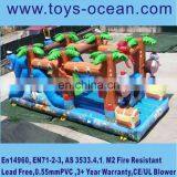 Kids Ocean Mini Inflatable Obstacle Course for Party Rental Sale