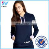 Trade Assurance Yihao 2015 Women Custom Casual Plain Sports Sweatshirt wholesale Hoodies