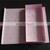Ribbon and magnet closure cardboard folding box, folded box, paper foldable box