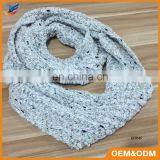 China Manufacturer Leopard Pattern Faux Fur Infinity Fur Scarf