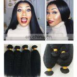 2017 hot sale kinky straight virgin hair real mink brazilian hair