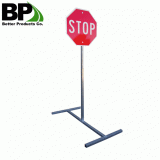 Square Sign Posts - Professional Pavement Products Galvanized Steel Square Marker Sign Post thumbnail-1