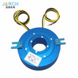 Electrical slip ring transmitting rotary electric power slip ring flat with hole size 100mm