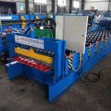 PLC Controlled Automatic Trapezoid Metal Roof IBR Sheet Roll Forming Machine for Sales thumbnail-3