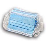 Blue Color 3 Ply Non Woven Disposable Face Mask thumbnail-3