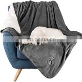 Waterproof Pet Blanket Soft Plush Throw Protects Couch Chair Car Bed from Spills Stains Or Fur-Machine Washable