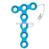 Высококачественные ортопедические хирургические инструменты. Т-образные челюстно-лицевые пластины типа-IV, имплантаты, винты для хирургических операций из титана