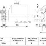 1.6KW 2500rpm 18Mpa Hydraulic Power Units for Hydraulic System For Aerial Order Picker thumbnail-2