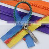 High Quality No.5 Open End Colorful Vislon Zipper thumbnail-1