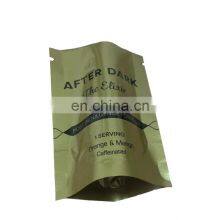 Gold Printed Cosmetic Sealed Bag Small Size Tea Sachet Food Plastic Snack Heat Seal Gravure Printing Three Side Sealed Bag thumbnail-4