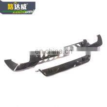 Carbon Black Square Hole Rear Diffuser for BMW 3 Series G20 2018+ MP Style Rear Bumper Lip thumbnail-2