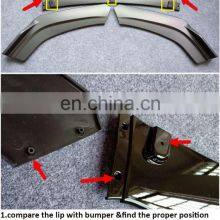 ChangZhou HongHang Manufacture ABS Material Black/Carbon Fiber Universal Front Lips Diffusers For All Cars Sedon Cars thumbnail-5