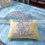 2015 Newest Simple Design Blue Weave Line Printed Cotton Bedspread Bedding Set Comforter Quilt Sets Home Textile for America thumbnail-5