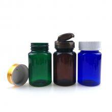 Black Capsules Pharmaceutical Pill Wholesale HDPE Plastic Pill Bottle Vitamin C Bottle Child Proof Jar Custom White Pill Bottle thumbnail-3