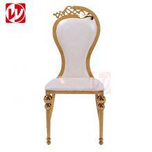 Modern Restaurant Furniture Hotel Luxury Wedding Chair Rose Gold Stainless Steel Banquet Chairs thumbnail-4
